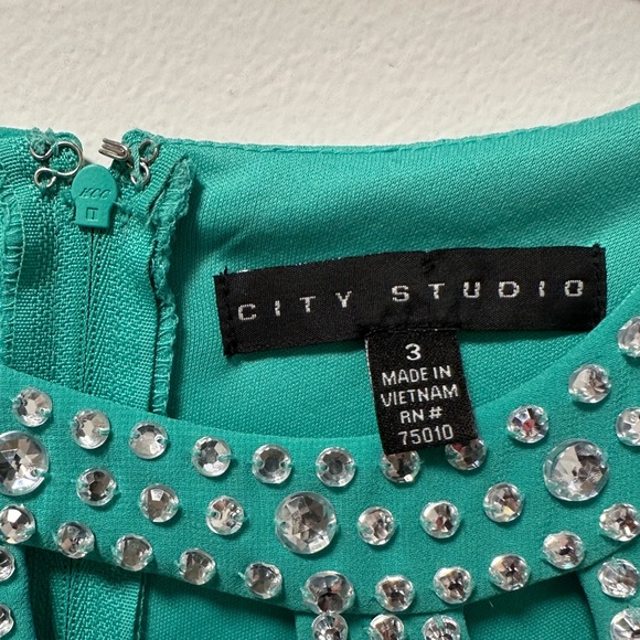 Cover Studio Teal Semi-Formal Dress - Picture 4 of 5